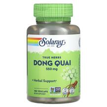 True Herbs Dong Quai 550 mg Дягиль Solaray