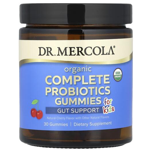 Основне фото товара Organic Complete Probiotics Gummies For Kids, Пробіотики, 30 табл