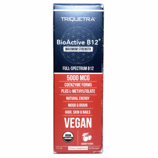 Основне фото товара Triquetra Health, BioActive B12 5000 mcg, Рідкий B12, 30 мл