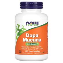 Мукуна Dopa Mucuna NOW 180 капсул