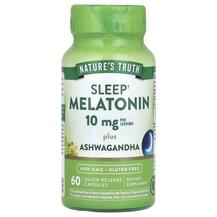 Sleep Melatonin Plus Ashwagandha 10 mg Мелатонин Nature's