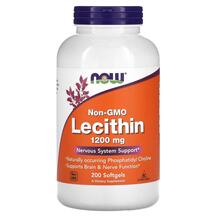 Lecithin 1200 mg Лецитин 1200 мг NOW 200 капсул