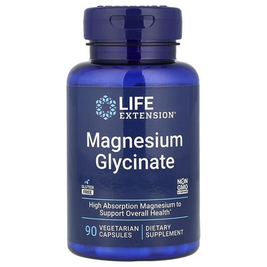 Основное фото товара Магний Глицинат, Magnesium Glycinate 105 mg, 90 капсул
