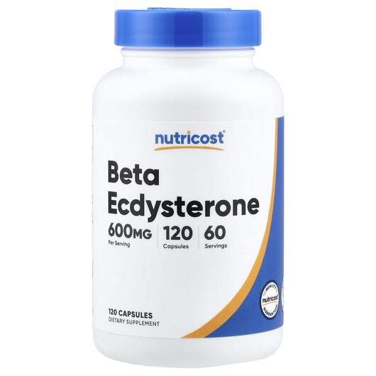 Основное фото товара Nutricost, Адаптоген, Beta Ecdysterone, 120 капсул