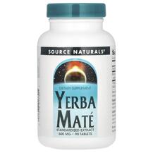 Yerba Mate 600 mg Йерба мате Source Naturals