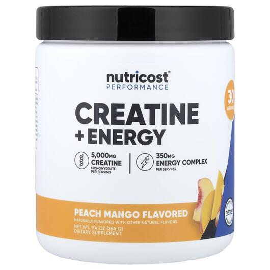 Основне фото товара Performance Creatine + Energy Peach Mango, Енергетичний напій, 26