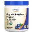 Nutricost, Organic Blueberry Powder Unflavored, Лохина, 227 г