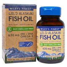 Wiley's Finest, Wild Alaskan Fish Oil Easy Swallow Minis 450 m...