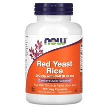Червоний дріжджовий рис Red Yeast Rice NOW Foods