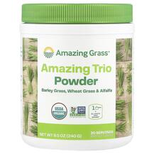 Ячмінь Amazing Trio Barley Grass Wheat Grass & 240 г