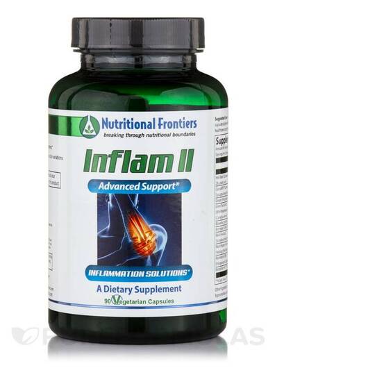 Основне фото товара Nutritional Frontiers, Inflam II, Підтримка запалення, 90 капсул