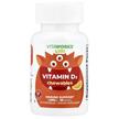 Фото товару VitaWorks, Kids Vitamin D3 Orange, Вітамін D, 120 таблеток