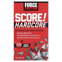 Підтримка Лібідо SCORE! Hardcore Force Factor 120 таблеток