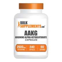Аргінін-альфа-кетоглутарат AAKG BulkSupplements