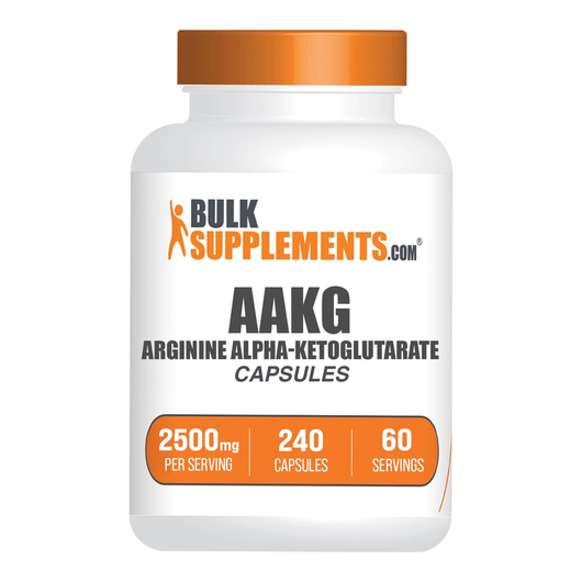 Основне фото товара BulkSupplements, AAKG, Аргінін-альфа-кетоглутарат, 240 капсул