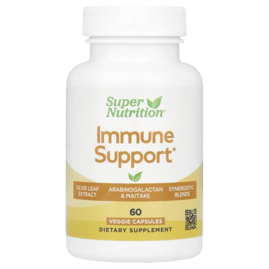 Основное фото товара Super Nutrition, Поддержка иммунитета, Immune Support, 60 капсул