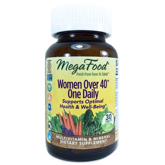 Основне фото товара Mega Food, Women Over 40+ One Daily, Мультивітаміни для жінок ...