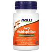 NOW, Acidophilus 4x6, Пробіотики Ацидофилус 4x6, 60 капсул