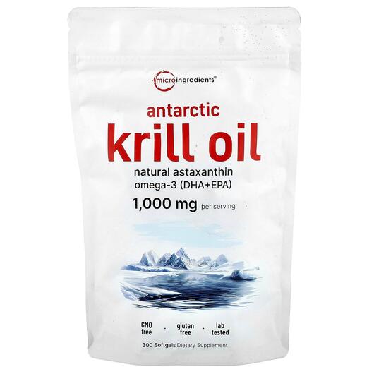 Основное фото товара Масло Антарктического Криля, Krill Oil, 300 капсул