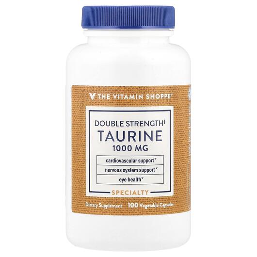 Основное фото товара L-Таурин, Double Strength Taurine 1000 mg, 100 капсул