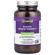 Ацерола Acerola Natural Vitamin C Flora 120 капсул