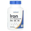 Nutricost, Iron 25 mg, Залізо, 120 капсул