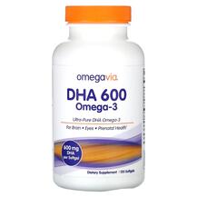 DHA 600 OmegaVia 120 капсул DHA 600 OmegaVia 120 капсул