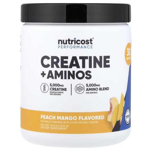 Основне фото товара Performance Creatine + Aminos Peach Mango, Креатин, 372 г