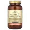 Фото товара Solgar, Витамин D3 400 МЕ, Vitamin D3 400 IU, 250 капсул