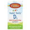 Фото товару Kid's Super Daily D3 400 IU 10, Вітамін D3 Холекальциферол, 