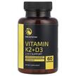 Фото товару Nobi Nutrition, Vitamin K2 + D3, Вітамін K2, 60 капсул