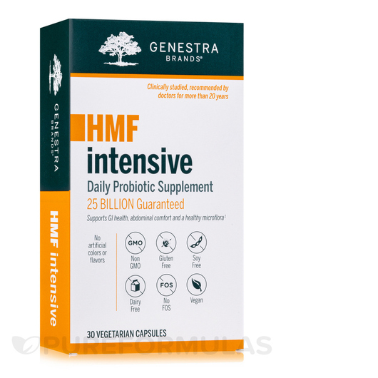 Основное фото товара Genestra, Пробиотики, HMF Intensive, 30 капсул