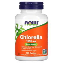 Chlorella 1000 mg Хлорелла 1000 мг NOW 120 таблеток