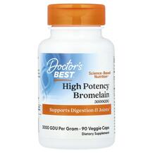 Bromelain 500 mg Бромелайн 500 мг 3000 GDU Doctor's