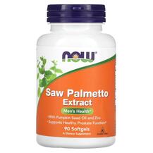 Saw Palmetto Extract Со Пальметто NOW 90 капсул