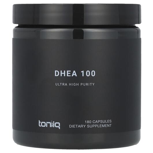 Основне фото товара Toniiq, DHEA 100, Дегідроепіандростерон, 180 капсул