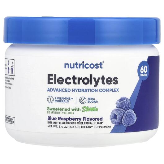 Основне фото товара Electrolytes Advanced Hydration Complex Blue Raspberry, Електролі