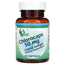 Хлорофіл Chlorocaps 50 mg World Organic 90 капсул
