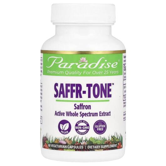 Основное фото товара Paradise Herbs, Шафран, Saffr-Tone, 60 капсул