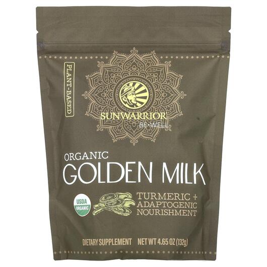 Основное фото товара Sunwarrior, Куркумин, Organic Golden Milk, 132 г