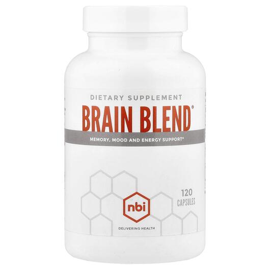 Основне фото товара NBI Health, Brain Blend, Підтримка мозку, 120 капсул