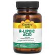 Фото товару Country Life, R-Lipoic Acid 100 mg, R-Ліпоєва кислота, 60 капсул
