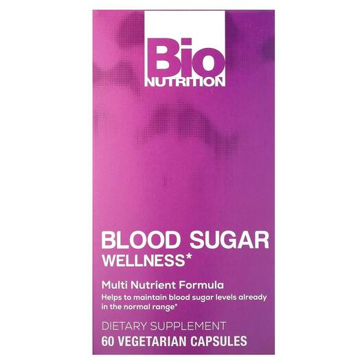 Основное фото товара Поддержка уровня сахара, Blood Sugar Wellness, 60 капсул