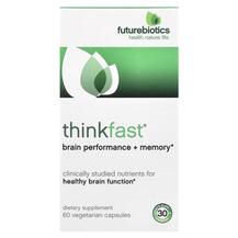Підтримка пам'яті та уваги ThinkFast Future Biotics Підтримка пам'яті та уваги ThinkFast Future Biotics