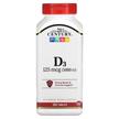 Фото товару Vitamin D3 125 mcg 5000 IU, Вітамін D3 125 мкг 5000 МО, 360 табле