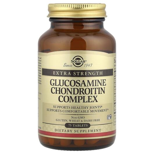 Основне фото товара Glucosamine Chondroitin Complex, Глюкозамін Хондроітин, 75 таблет