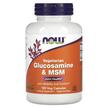 Фото товару NOW, Glucosamine MSM Vegetarian, Глюкозамін з MSM, 120 капсул