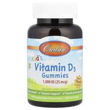 Вітамін D3 1000 МО Kid's Vitamin D3 Gummies Carlson