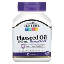 Лляна олія 1000 мг Flaxseed Oil 1000 mg 21st Century
