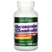 Glucosamine & Chondroitin Глюкозамин хондроитин МСМ 21st